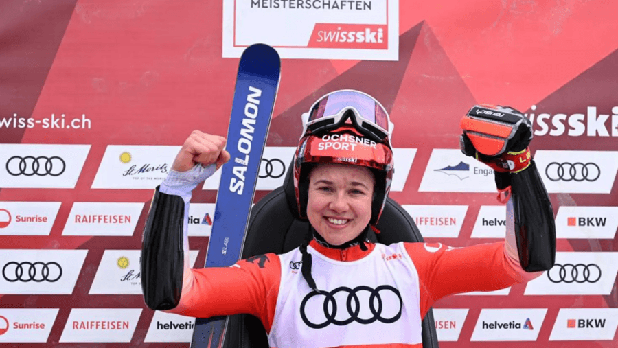 Veranstaltung: Nationale Titel im Riesenslalom an Allenbach und Hächler